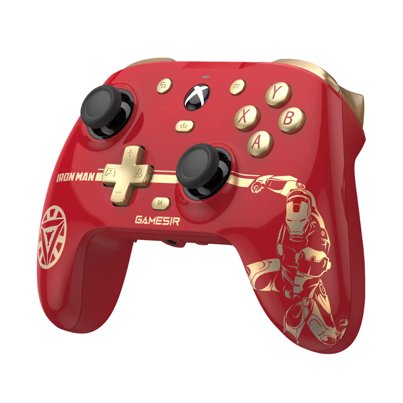 Latest Red Iron Man Cable Gamepad Hall Button not charging 3.5mm Audio Jack 3m USB-C cable Gamesir G7He Game Controller