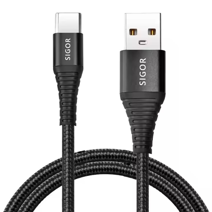 Universal Nylon Braided USB Type C Fast Charging Data Cable for Iphone 15 Android Phone Charging Cable