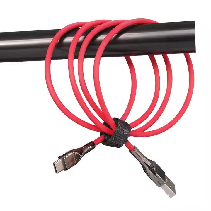 Sigor Wholesale silicone charging cable USB to Type C Type-c Fast Charge Bold Cables Quick Charger cable manufacturer