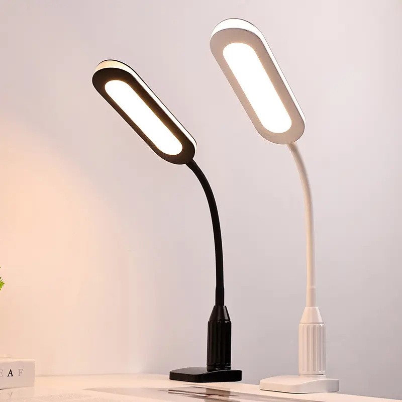 Multi functional creative ambient light dormitory desk lamp bedroom student learning eye protection reading clip lamp