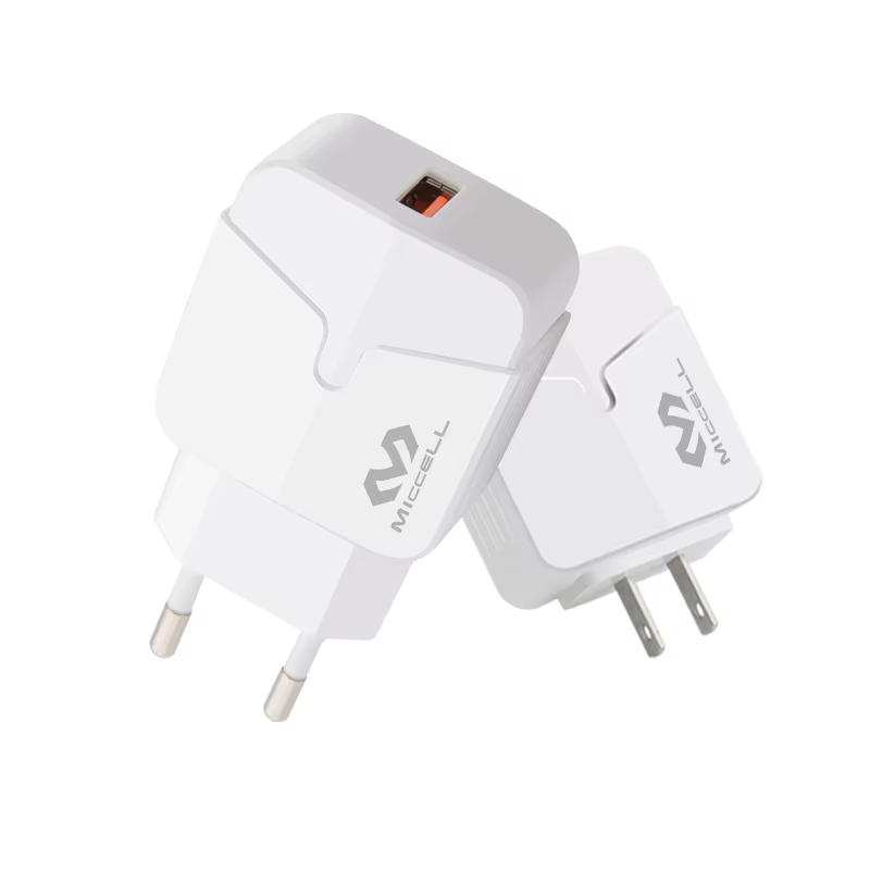 Customized QC3.0 charger 1 usb wall charger QC 3.0 fast charge US EU AU UK single usb portable chargers for cell phones