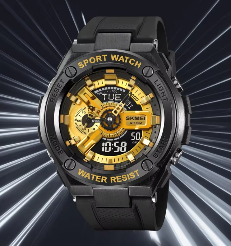 Top Quality Fashion Popular Water Resistant Watches Outdoor Male Sports Watch Dual Time Skmei Hot Sell Watch