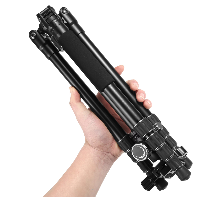 Kingjoy G22+G00 5 section aluminum professional ball head dslr camera tripod stand