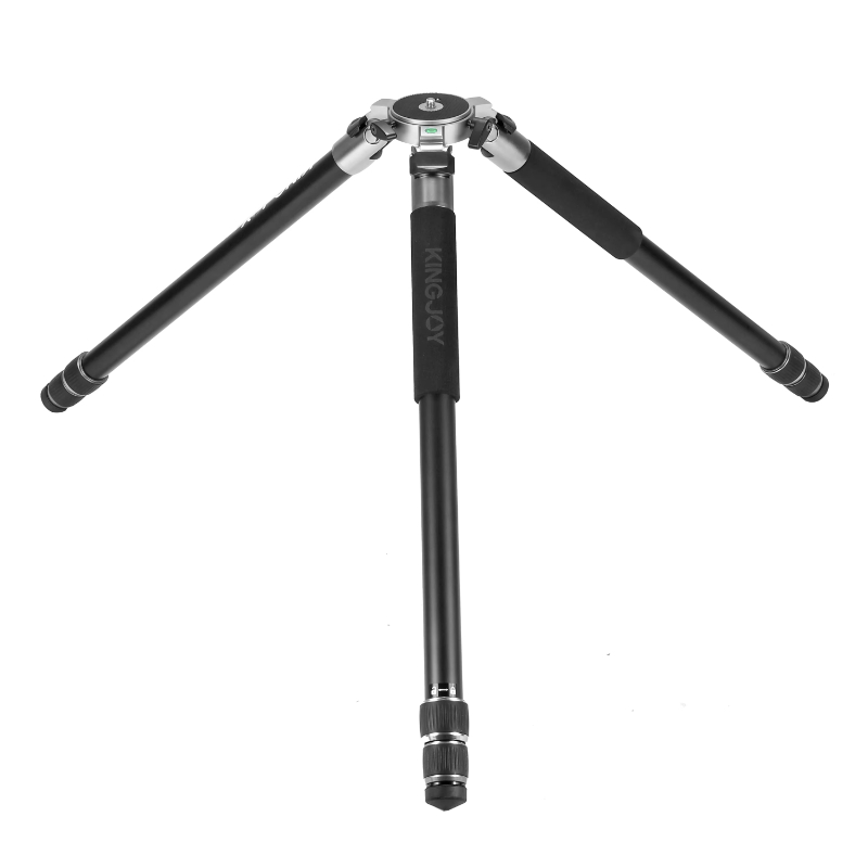Kingjoy K4007 OEM ODM carbon fiber heavy duty Professional Flexible hunting tripod stand for video camera bird watch