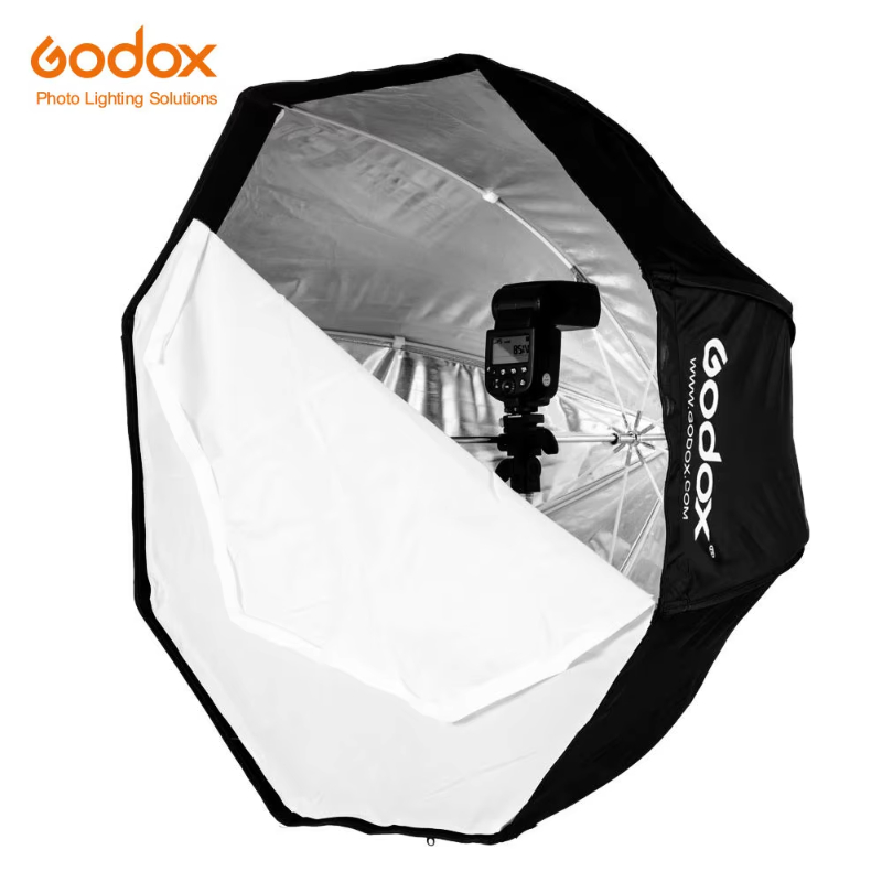 God-ox 120cm 47in Portable Lighting Octagon Umbrella Brolly Reflector Softbox For Studio Photography Speedlight Flash