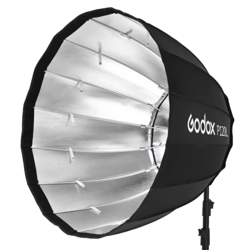 Go-dox P120l 120cm Parabolic Softbox Diameter Reflector Diffuser For Studio Speedlite Flash Softbox