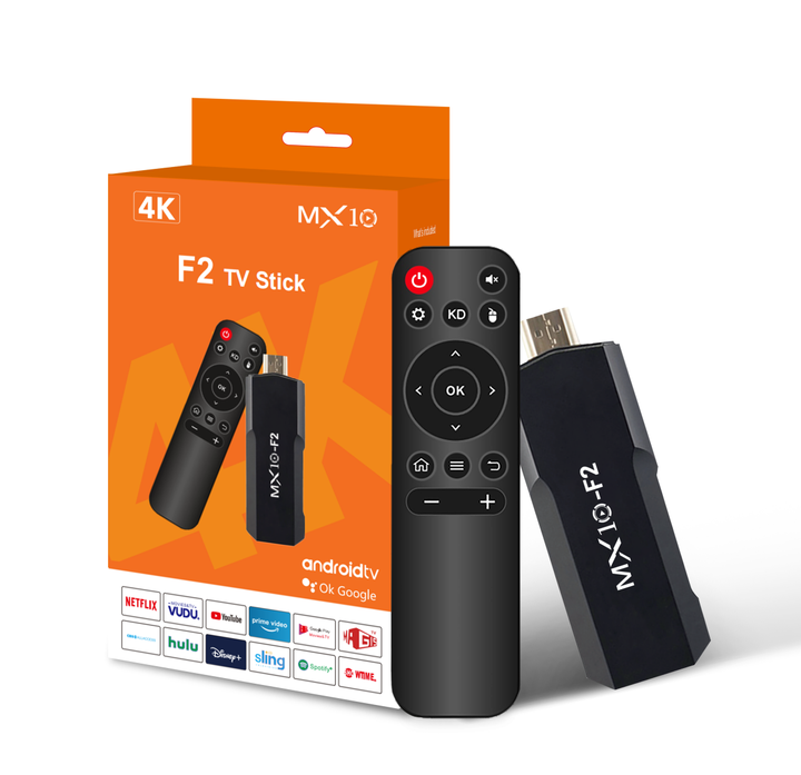 2024 Best TV Stick MX10-F2 CPU RK3228A Android 13.0 Storage 1GB 8GB TV Box