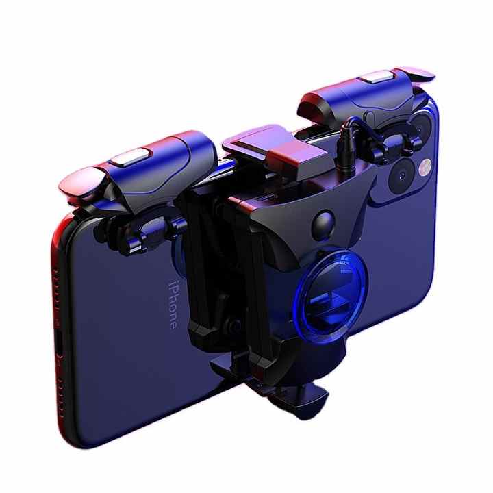 JS30 Game Controller 16 Shots per Second Auto High Frequency Click Mobile Gaming Controllers for PUBG/Fortnite/Rules