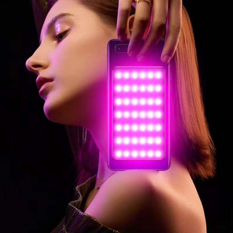 Portable Selfie Light M20 Magnetic 2500-9000K RGB Light Photography Built in 2000mAh CRI_95Ra Video Light for Video Shooting