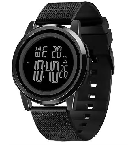 China Fashion Waterproof Stainless Steel Alarm Digital Watch For Teenagers