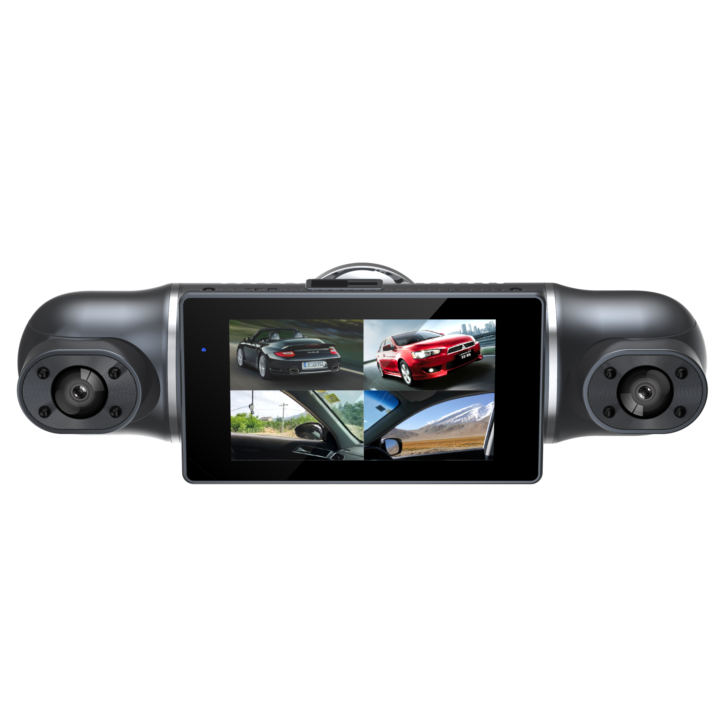 Factory direct four-recording 1080P Wifi front and back left and right four-recording driving recorder camera