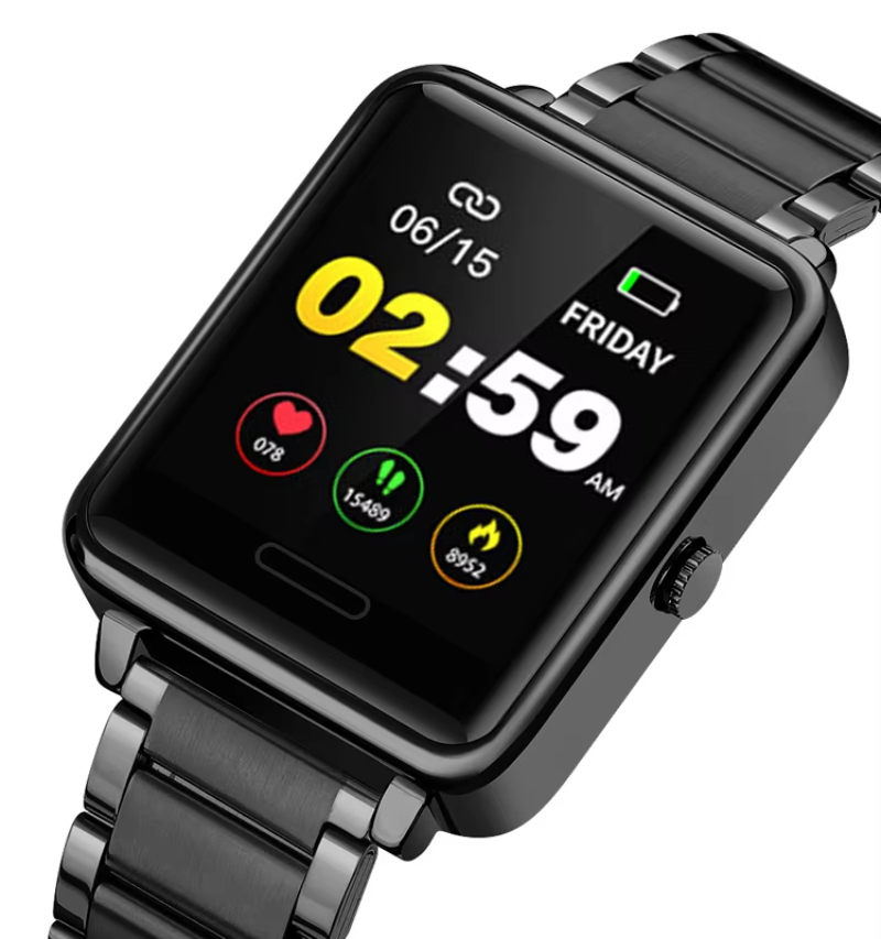 Skmei High End a Watch Unisex Rose Gold Western Watches Blood Pressure Smart Led Watch