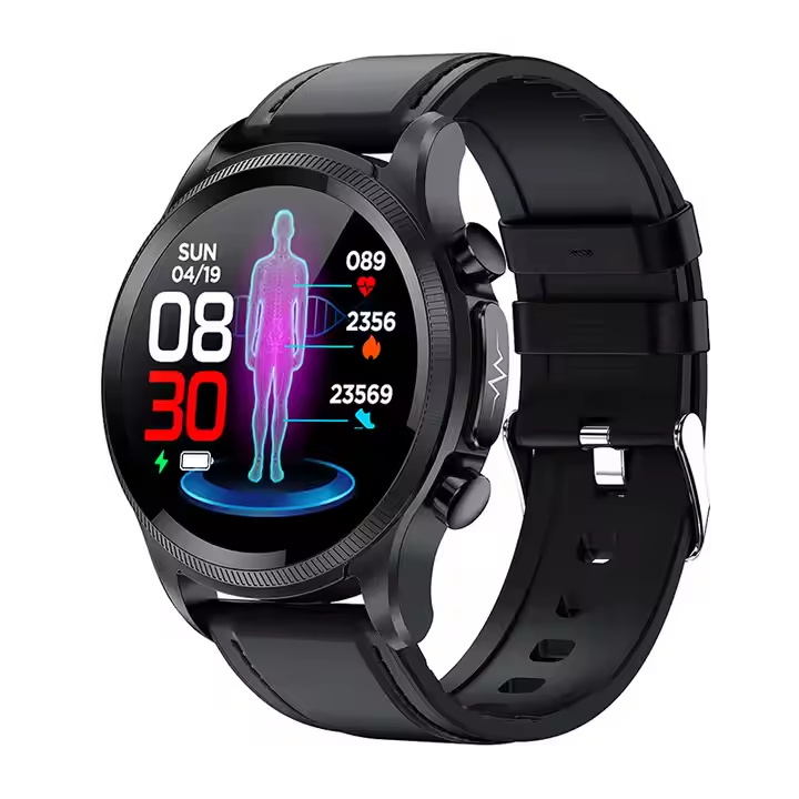 Wholesale Waterproof Blood Pressure PPG ECG Men Smart Watches With SDK