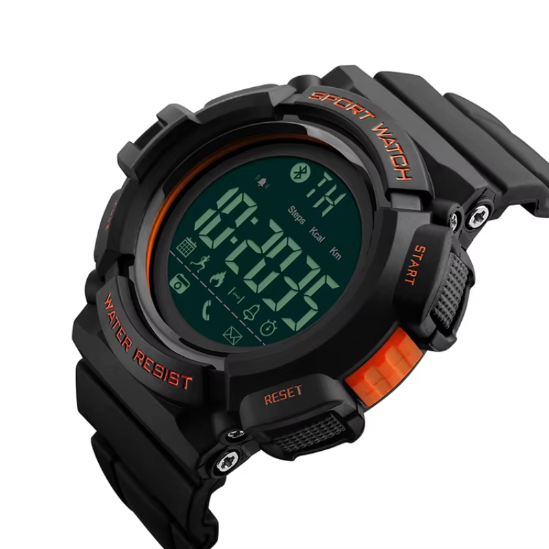 Skmei 1245 digital mens watches 5 ATM waterproof wristwatches smart watch