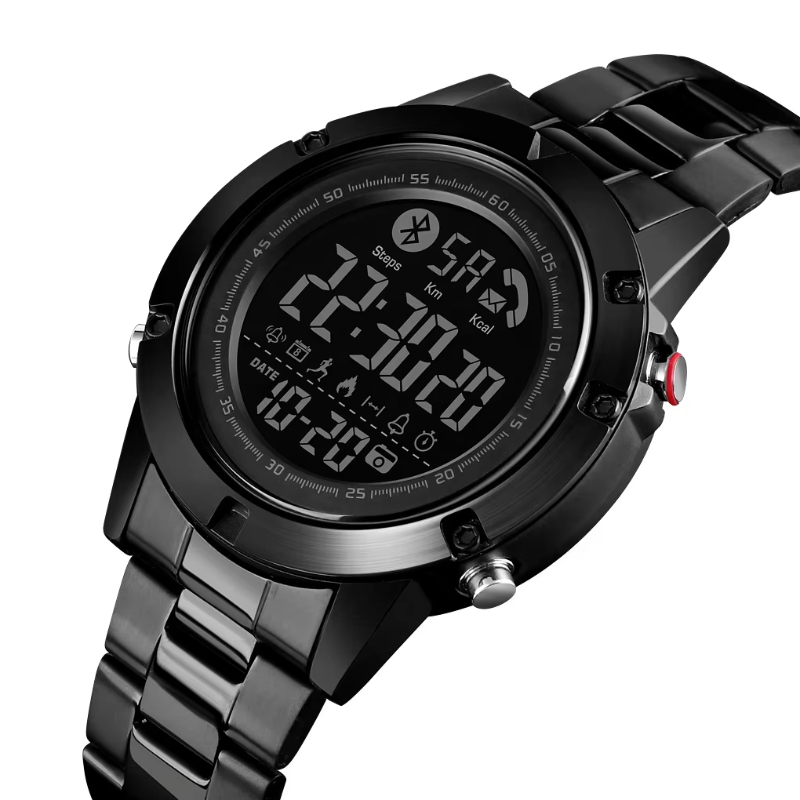 Skmei 1500 Waterproof Relojes Inteligentes Metal Smart Watch Sport for Men's Digital