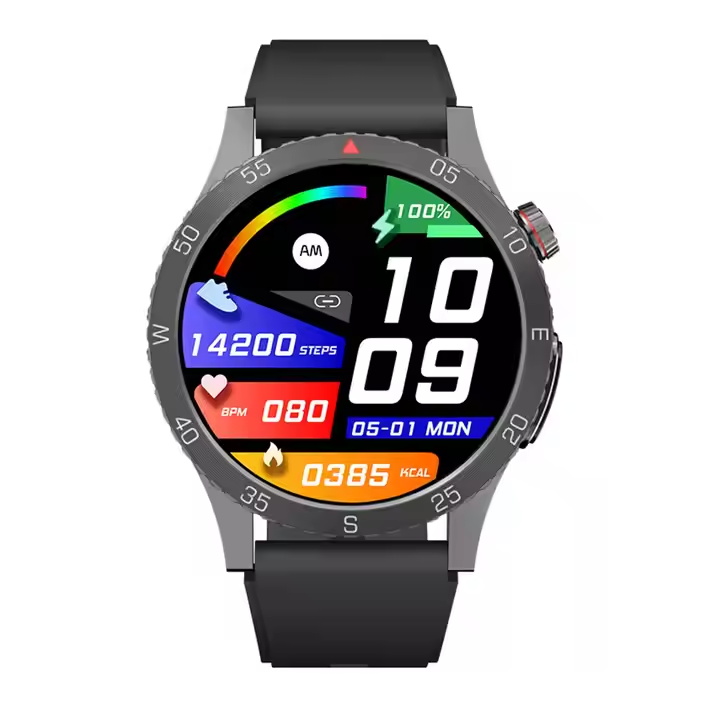 AMOLED Fitness Tracker Waterproof Sport Smartwatch Smart Watch For Men