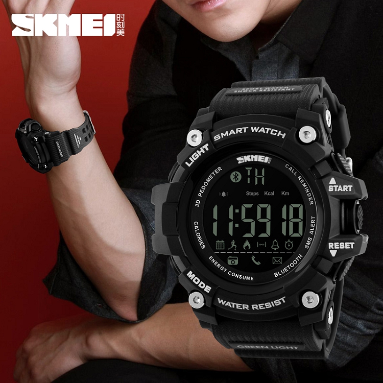 Skmei 1227 Smart Watch Men Sports Wristwatches Fashion Digital Chronog