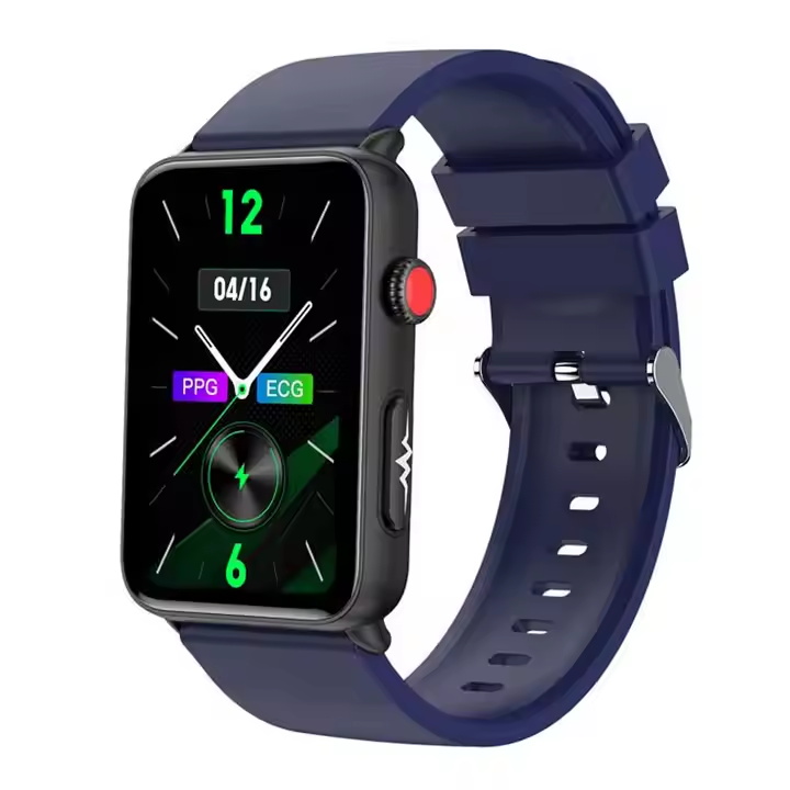 1.57 Inch Fashion Waterproof ECG PPG HRV Smart Watch With Blood Pressure