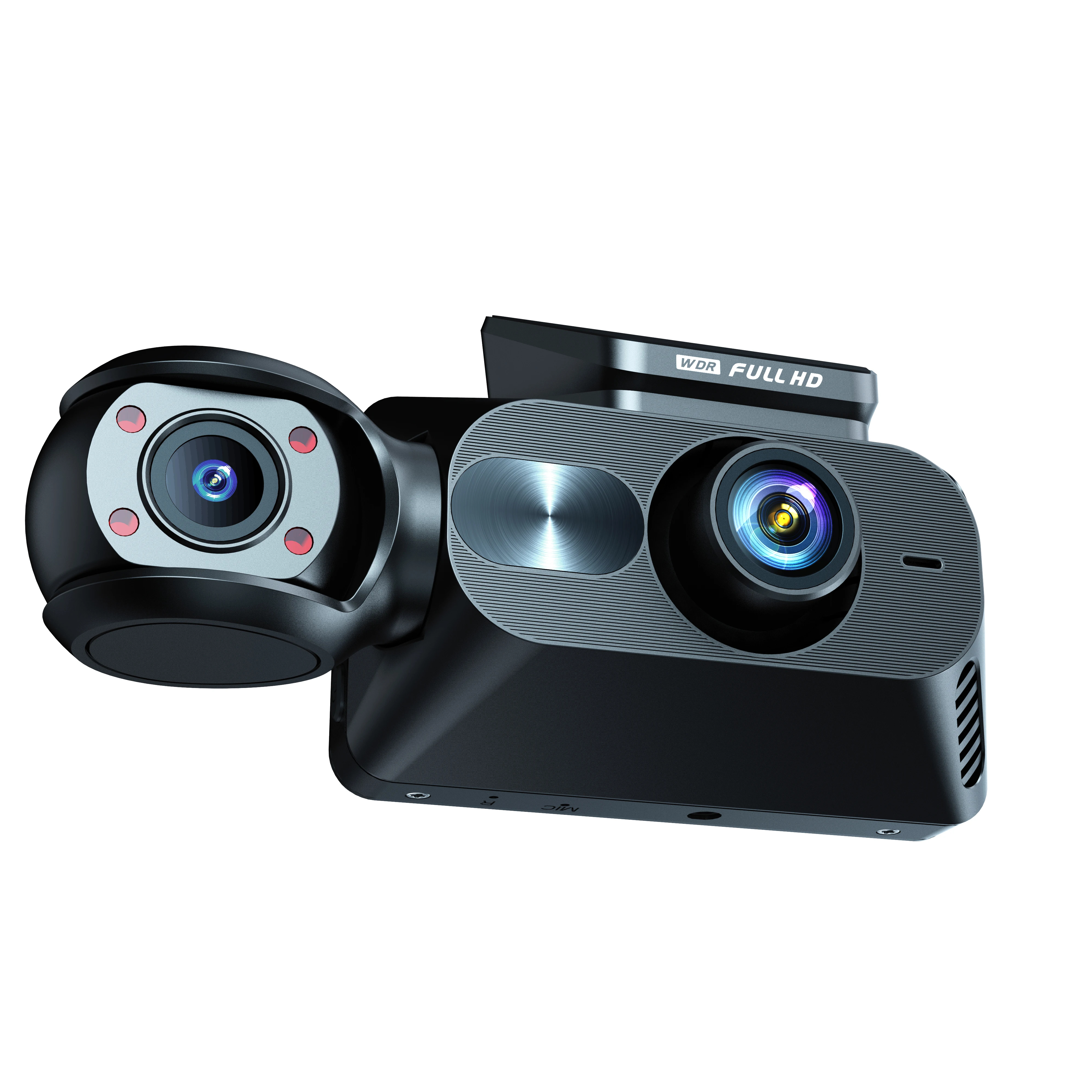 New Model 1080P G-sensor Super Wide Angle Night Vision Three lens Car Dash Cam Car Black Box