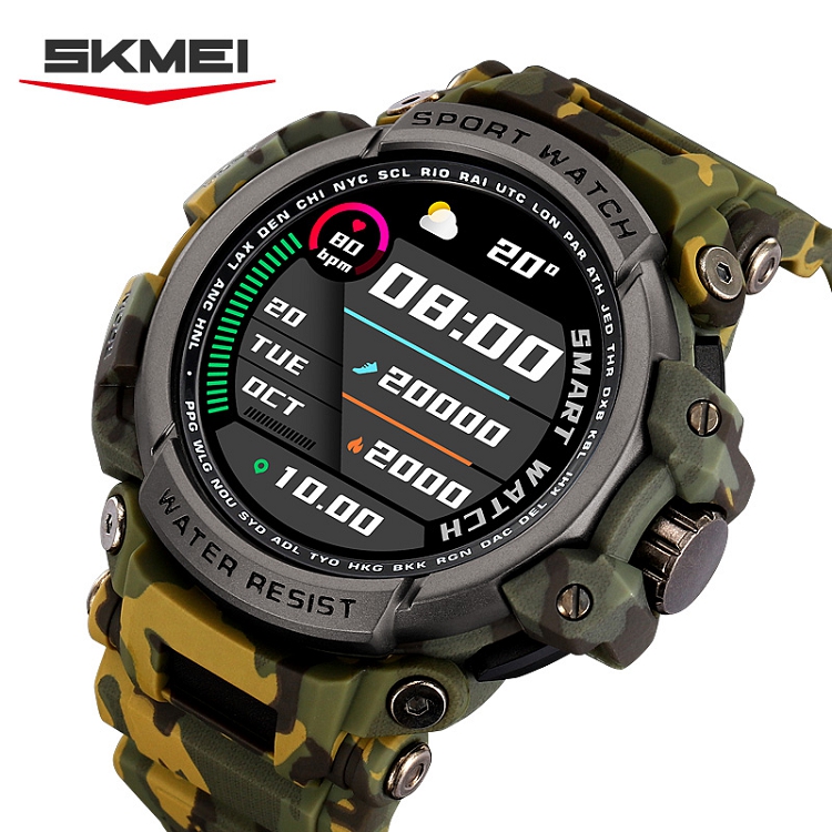 SKMEI S251 Reloj Para Hombre Weather Function App Remind Silico