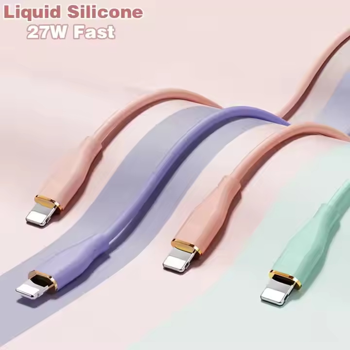 Wholesale 60W 6A Soft Silicone Data Cable Usb-C To Usb-c Fast Charging Cable For Samsung Huawei charging Cable For iPhone 15