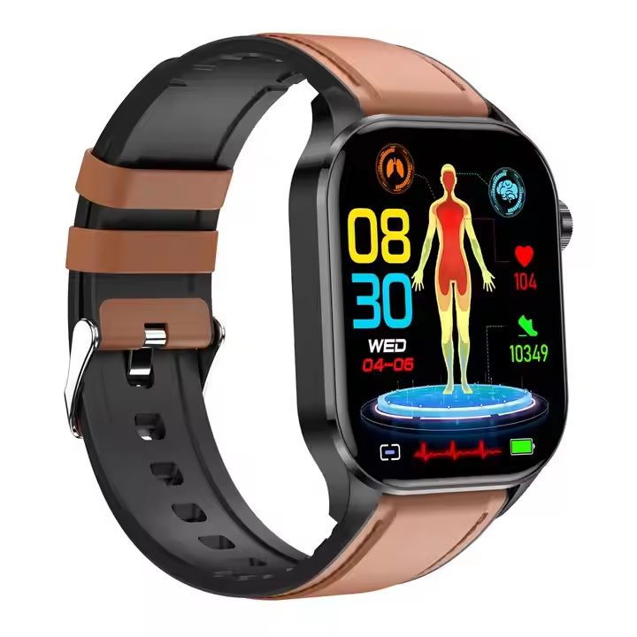 Spovan New Arrival Fashionable Waterproof AMOLED ECG PPG HRV Body Temperature Reloj Smart Watch