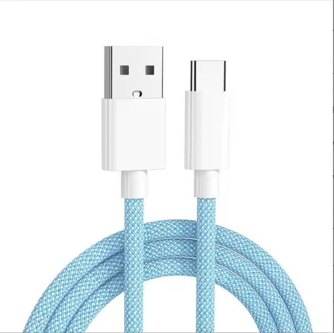 3ft 6ft 3A fast charger Aluminum alloy Nylon Braided Smart Protection Type C Fast Charge Data Usb Cable For Samsung Huawei
