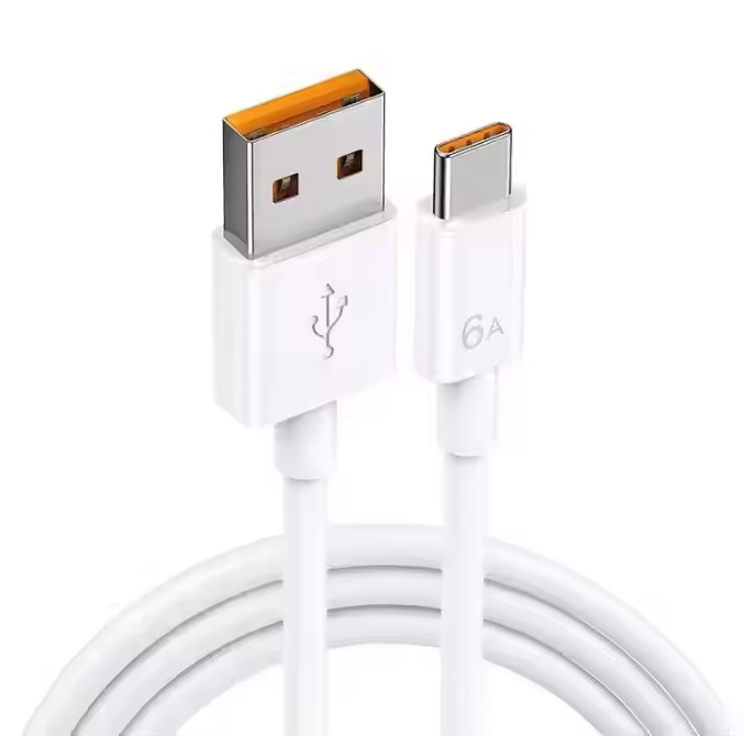 1m Usb Data fast Charging Cable 6a Usb C-type Cable Type C Charging Usb-c Fast Charger Data Cable For Huawei/Samsung/Xiaomi