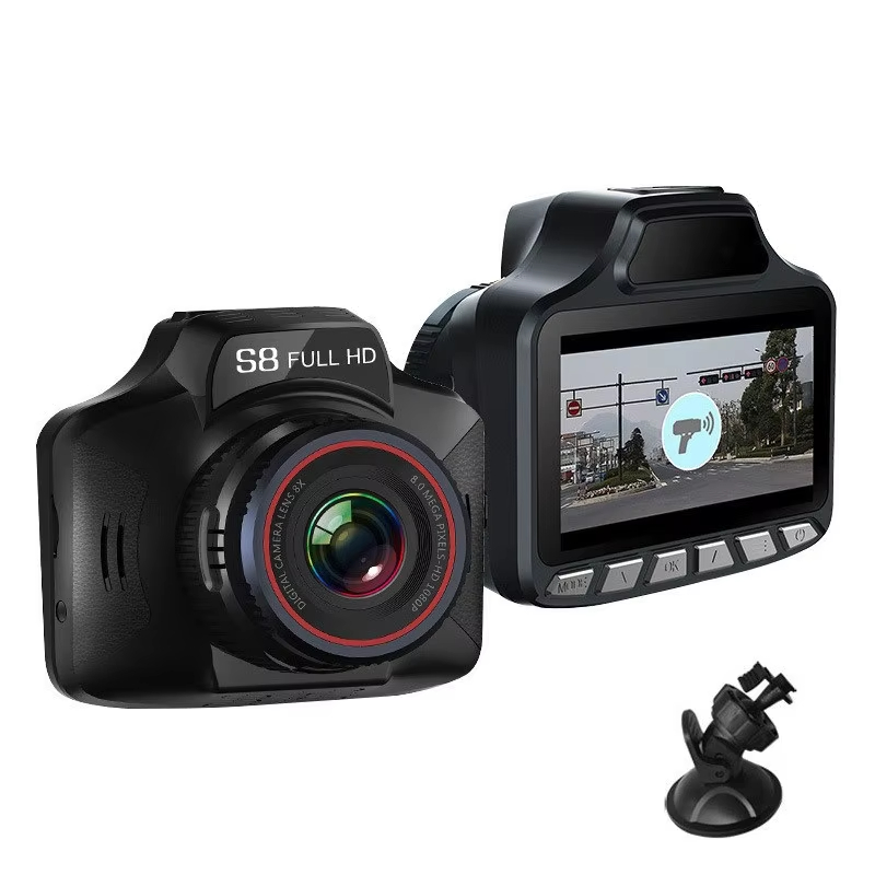 3 In 1 Car Dvr Radar Detector support Russian & English Version Auto 3.0 inch screen Tachograph Traffic Warning