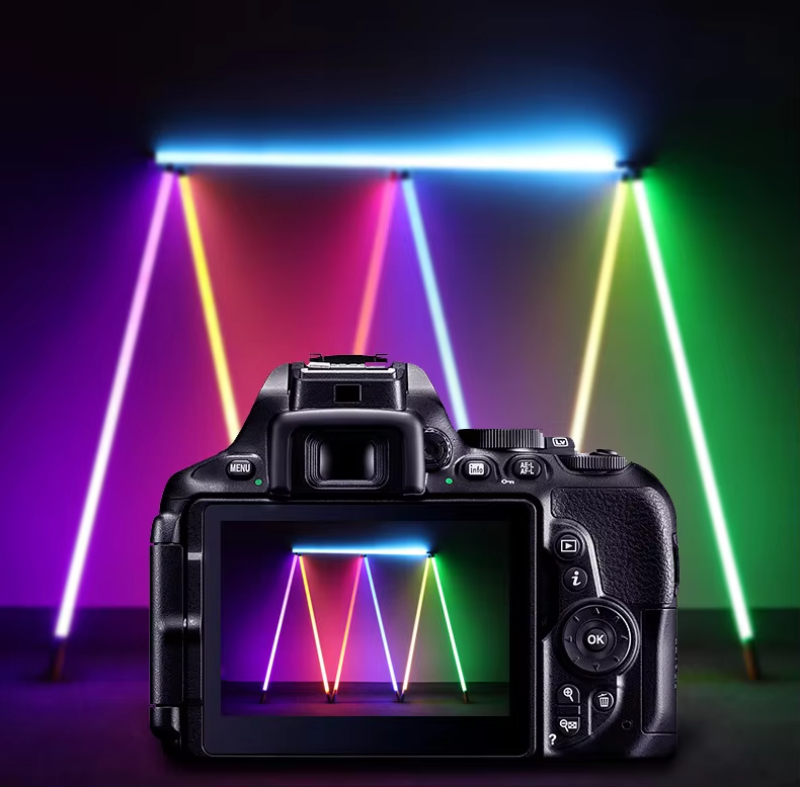 LED Tube Light RGB Wand 0.6_0.9_1.2m Rechargeable Remote Control LED RGB Photography Video Light Bar