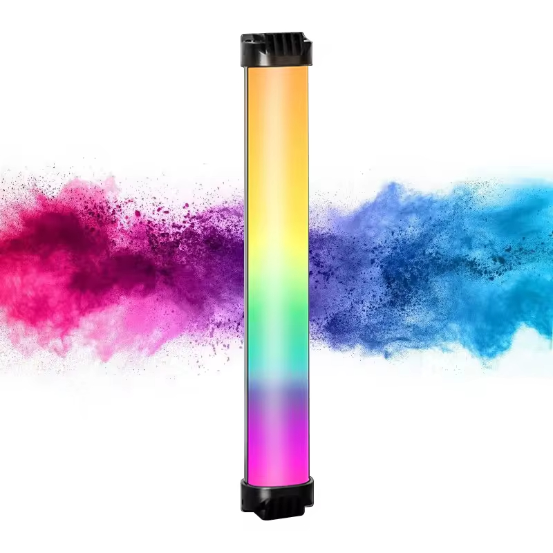 Photography LED RGB Video Stick Light 1_4 Screw 2000mAh Battery Powered Handheld Magnetic RGB Video Light Wand