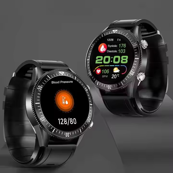 Fashion Waterproof Professional Blood Pressure Fitness Tracker Smart Watch For Men