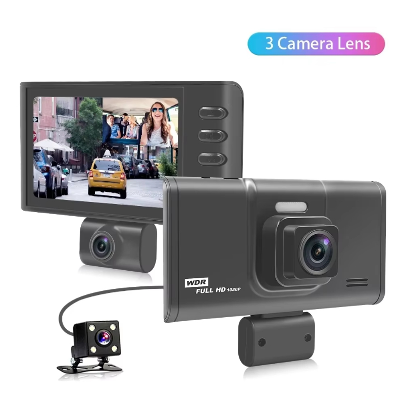 4inch WIFI dual cams dash camera AHD1080P parking mode night vision car video recorder max 32G