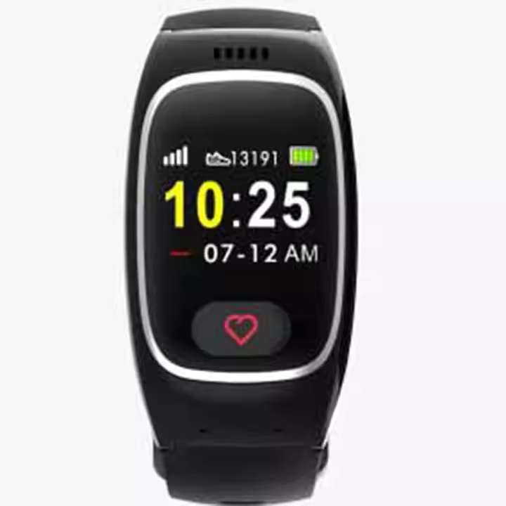Waterproof 4G GPS Tracker Heart Rate Body Temperature SOS Smart Bracelet For Elderly