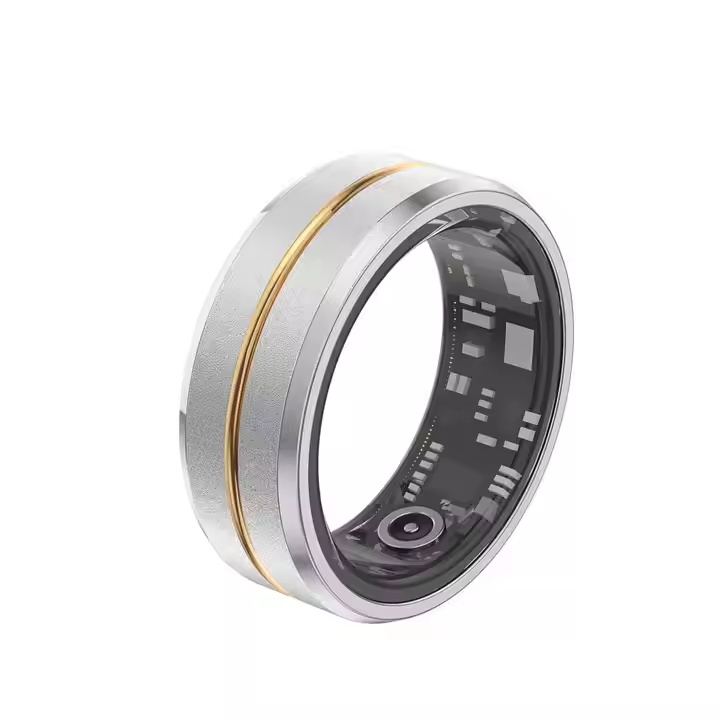 2024 Fashion Stainless Steel Waterproof Sport Health Smart Ring