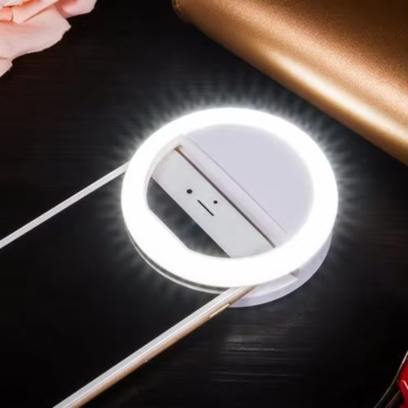 Clip on Selfie Cell Phone Ring Light Rechargeable Battery with 36 Selfie LED Ring Light for Smart Phone Camera