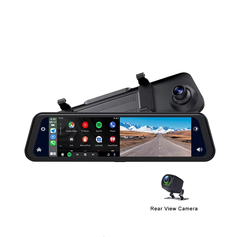 11.8inch touch screen 2K 1080P Android wireless carplay GPS Navigation Mirror Dash Cam