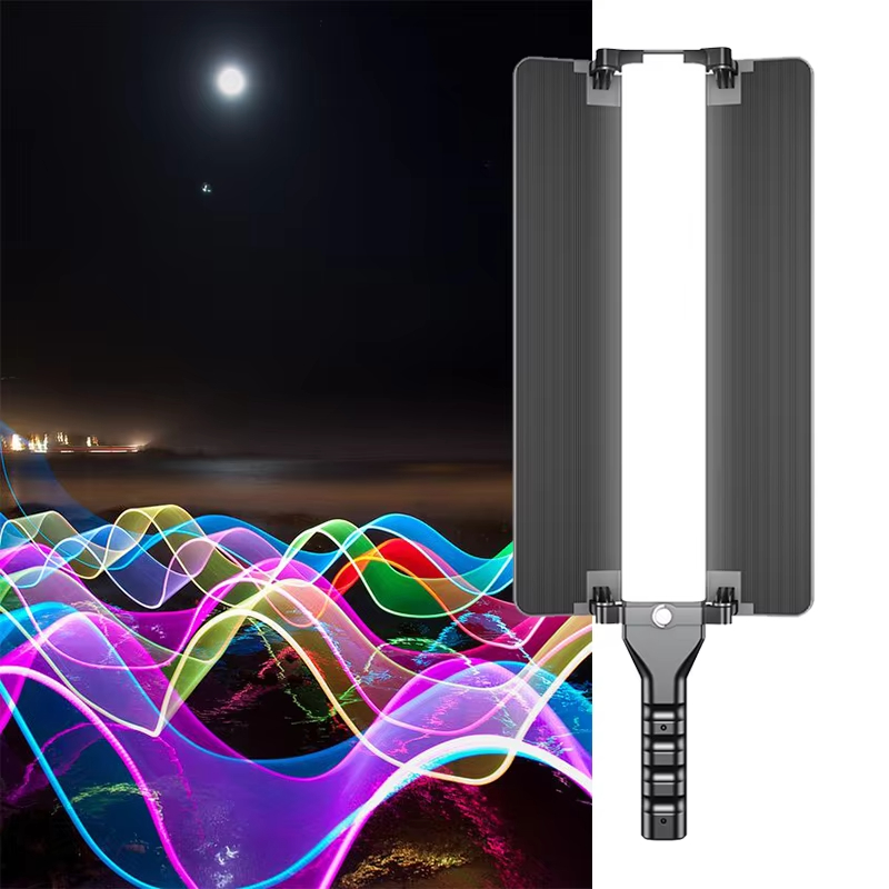 Tianmei 20W 4400mAh Battery Powered Photography RGBW LED Studio Light Stick Multicolor LED Selfie Tube LED Light Wand Stick