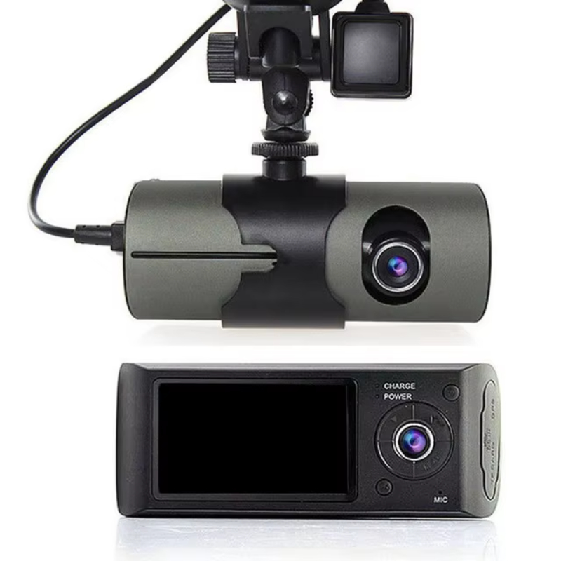 1080P 2.7 inch car gps logger tracker with camera parking mode dual lens vehicle blackbox dvr user manual