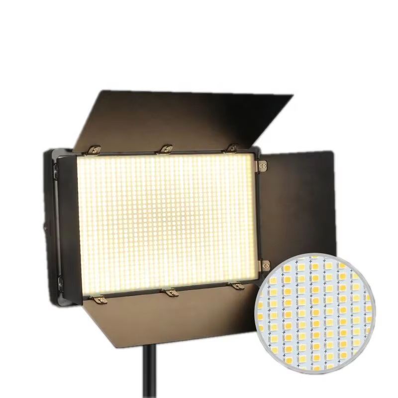 Professional Photo Shooting Light 35W 2700-6500K 1-100_ Dimmable Remote Control Video Studio Panel Light with Tripod