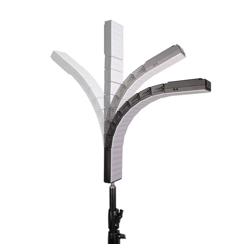 2023 New RGB Video Bendable photo studio light Flexible photography LED panel light with gift box without tripod