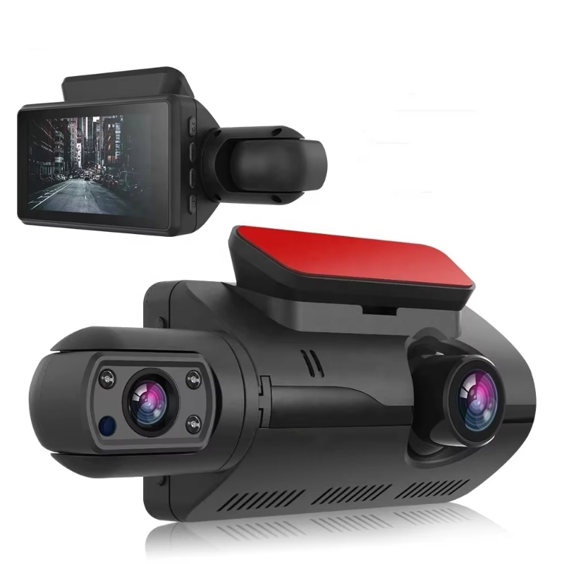 Car video camera 3 inch IPS screen Jiangrong chipset dual cameras front and inside cam car camera for all cars