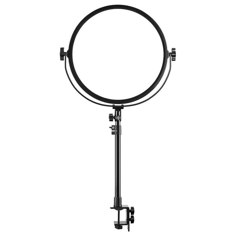 LED Photographic Light 3000-6000k 45W Dimmable Round Video Panel Light Battery Powered LED Light for Video Gaming Live Stream