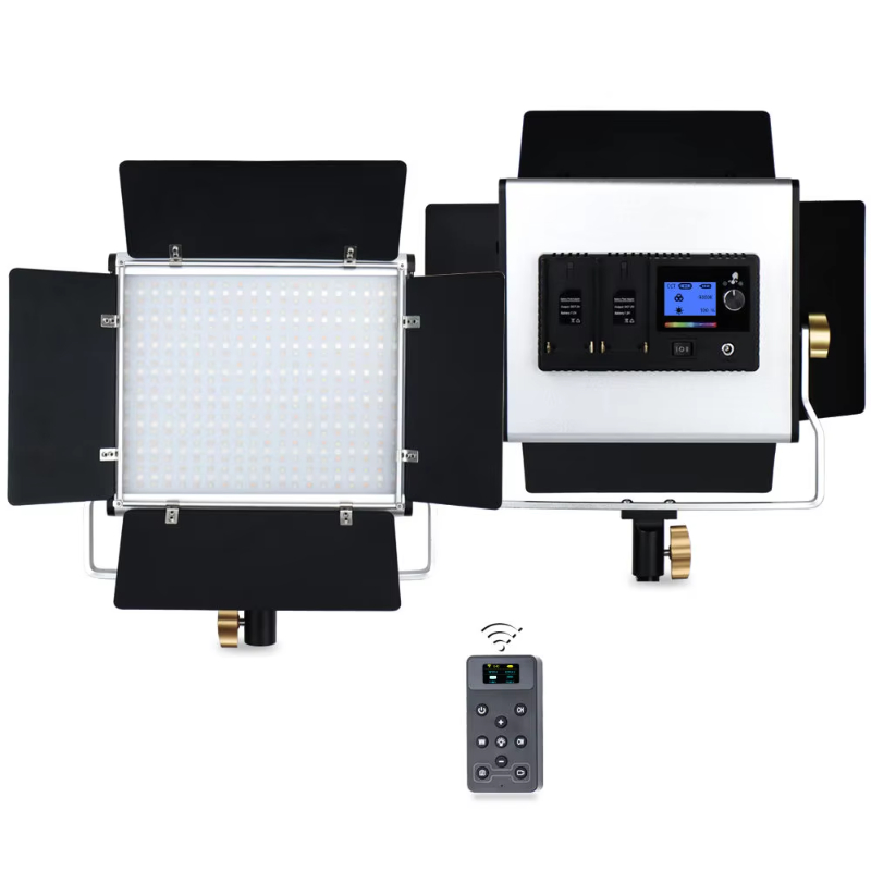 W480 RGB LED Video Panel Light CRI95+ LED RGB Studio Fill Light 32W Bio-color Battery Powered Portable Studio Fill Light