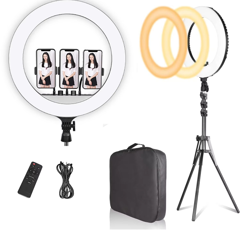 Chinese Patent RL series Ring Light RL-14 Rl-18 Rl-21 14 18 21 Inch Ring Light 45cm 54cm Led Ringlight 2.1m Tripod Stand