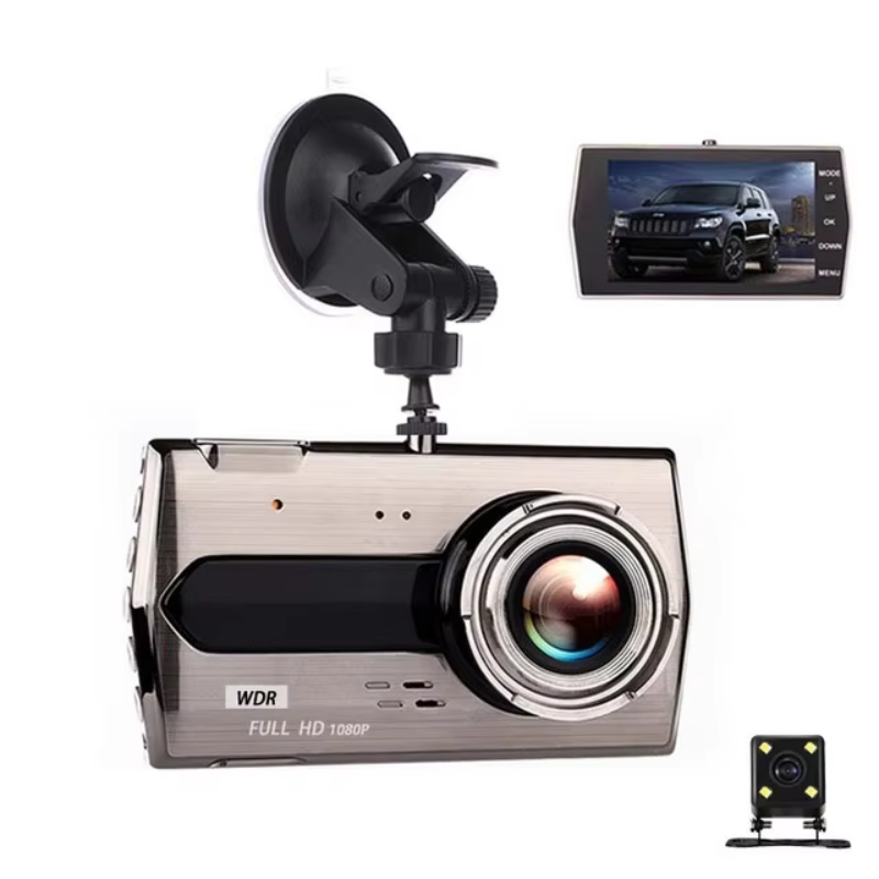 High Quality Dual lens 720p front and rear Dash Camera Car Black Box Vehicle Video Recorder