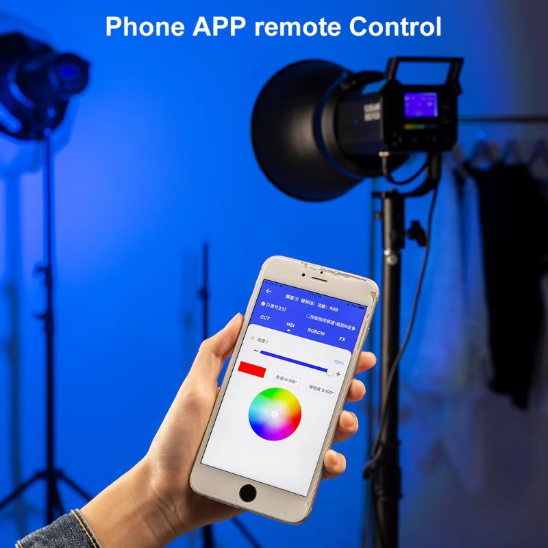 Controlled Led COB Video Light Continuous Output Lighting Equipment for Photography Video Shooting