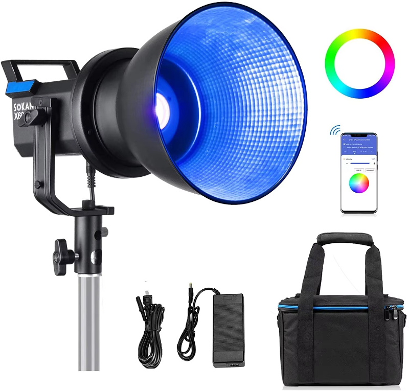 professional LED Photo Studio Equipment SOKANI x60 Video Photography light for DSLR Camera accessories