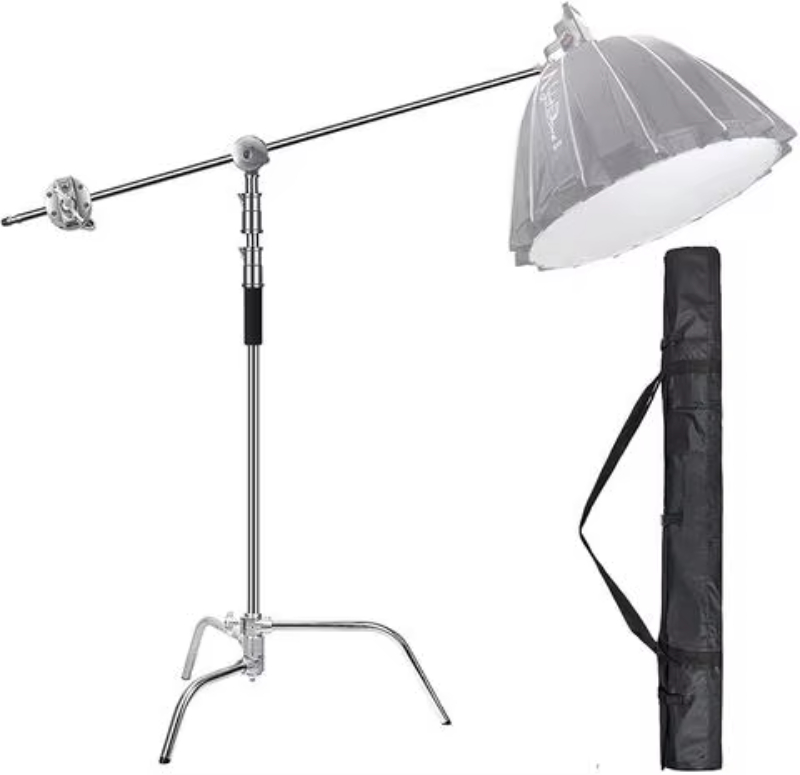 Heavy duty stainless steel led light stand for softbox for Photographic Lighting studio kit with stand lights backdrop