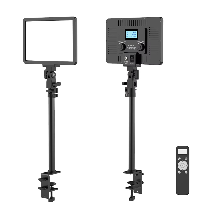 SOKANI P25 Desk Mount LED Panel Video Light With C-clamp Game Streaming Studio Photography Light